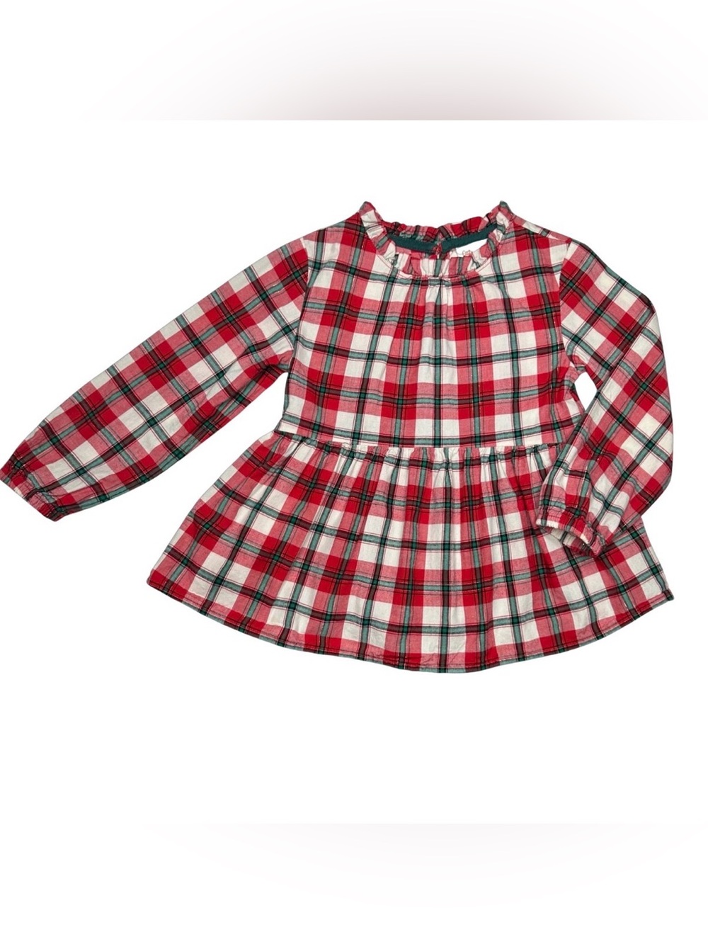 Cat & Jack Plaid Holiday Top